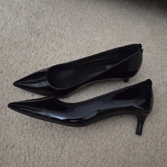 NWT Michael Michael Kors Alina Flex Kitten Pump Black New - Picture 6 of 12
